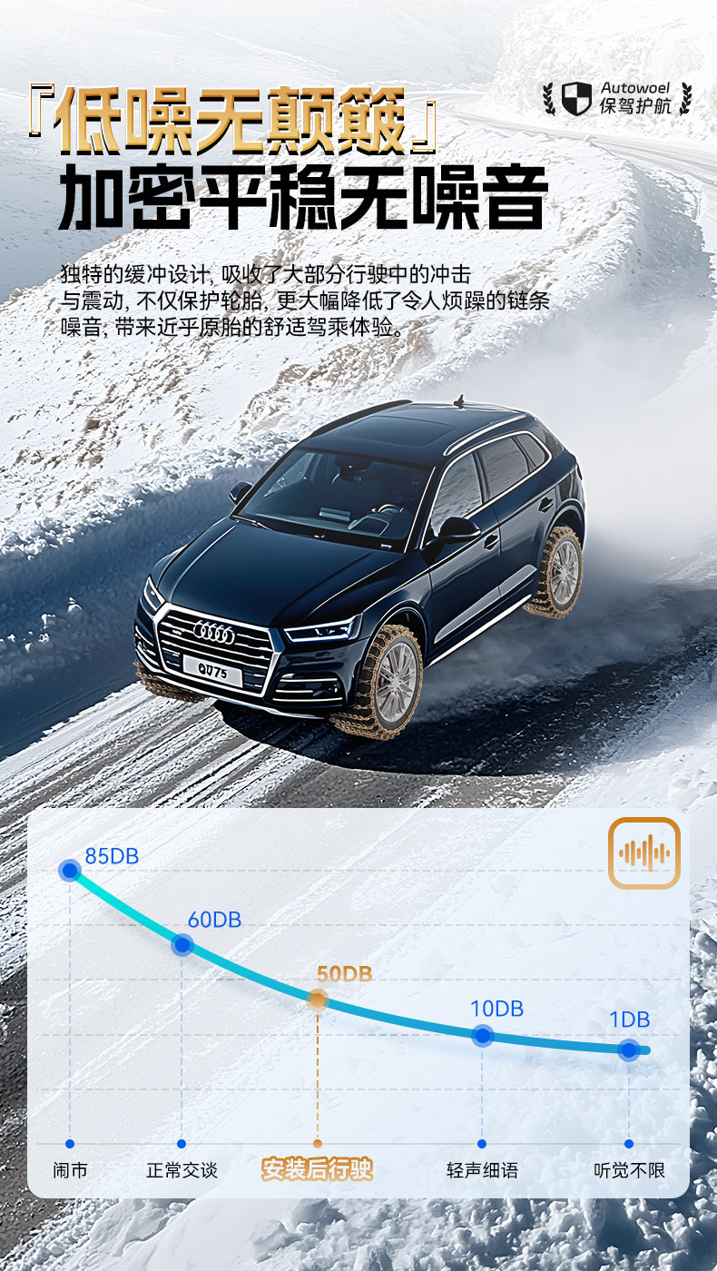 Car Anti-Slip Chains Made of Manganese Steel, Full Coverage, Free of Charge, 0kg Pieces, 2026 New Model, Universal for Suvs and Sedans, Snow Tire Ice-Breaking Anti-Slip