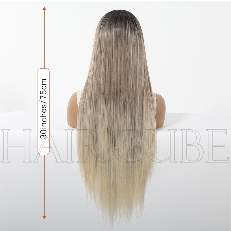 女性用フルヘッドウィッグ、13*4、小面積、年齢軽減、シミュレート人間フルウィッグ、ソルト系初恋レースヘアセット|undefined