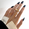 Ring hip-hop style, set, chain, on index finger