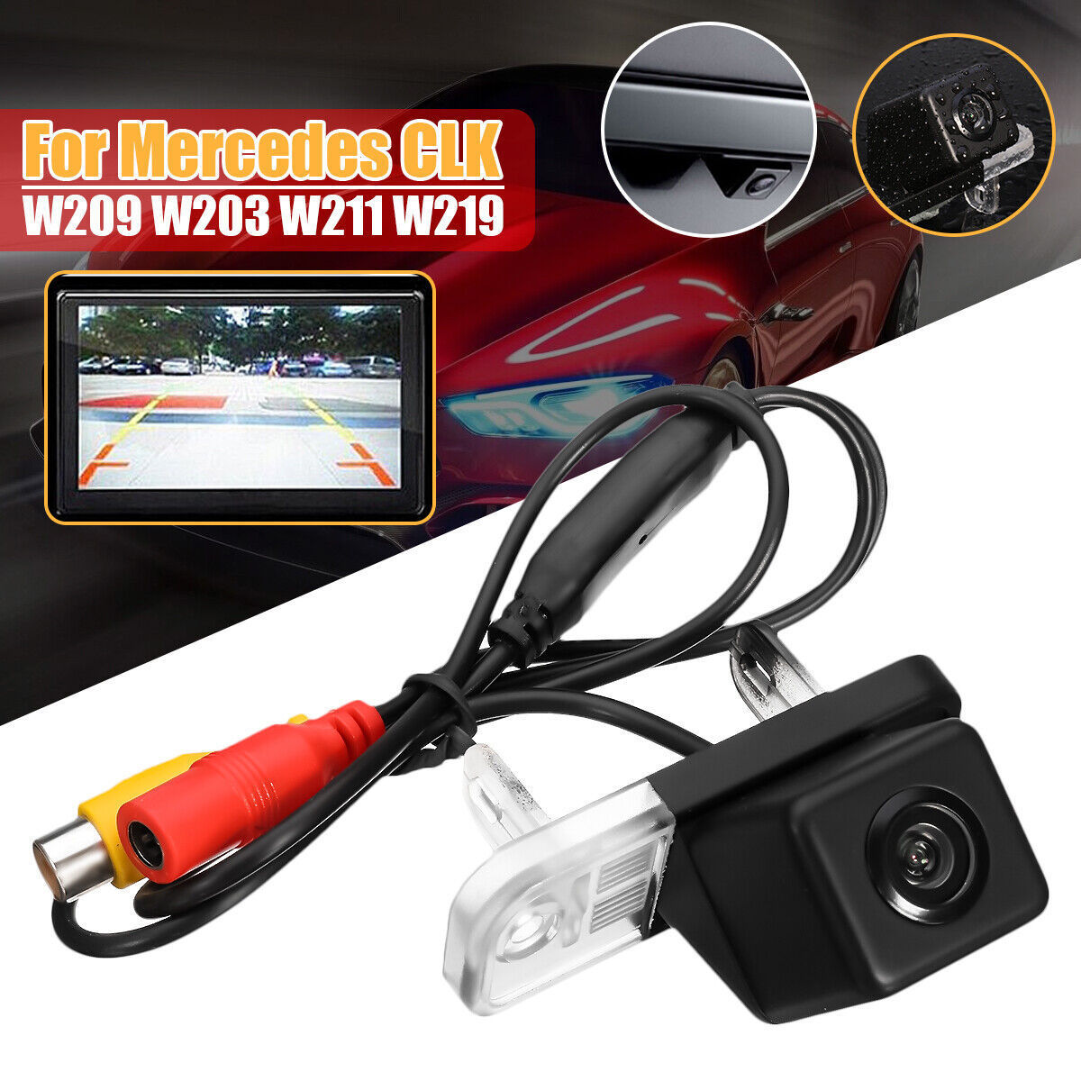 Suitable for Mercedes-Benz Clk W209 W203 W211 W219 Reversing Rearview Camera
