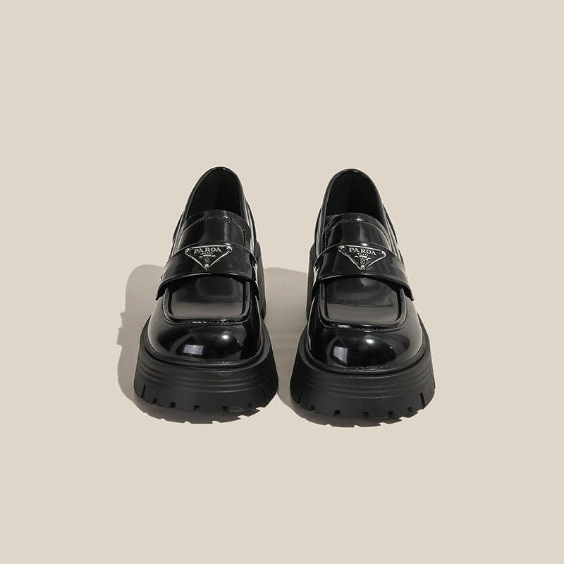 Fashionable universal retro loafers English style