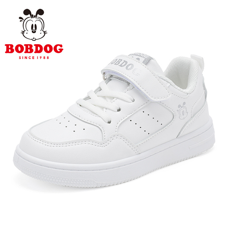Babu Bean zapatos para niños zapatos blancos para niños zapatos blancos 2026 nuevos zapatos de primavera y otoño zapatos de skate para niñas