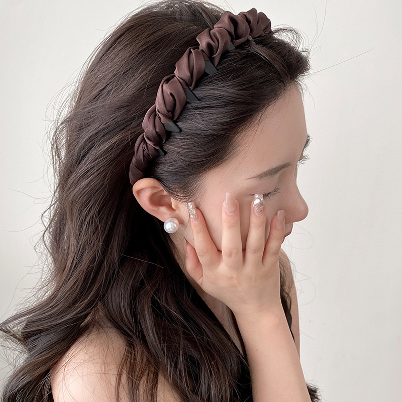 女性用高頭頂夏用ヘッドバンド 2025 新しい日常着用洗顔専用ヘッドバンドヘアピンヘアバンドル帽子|undefined