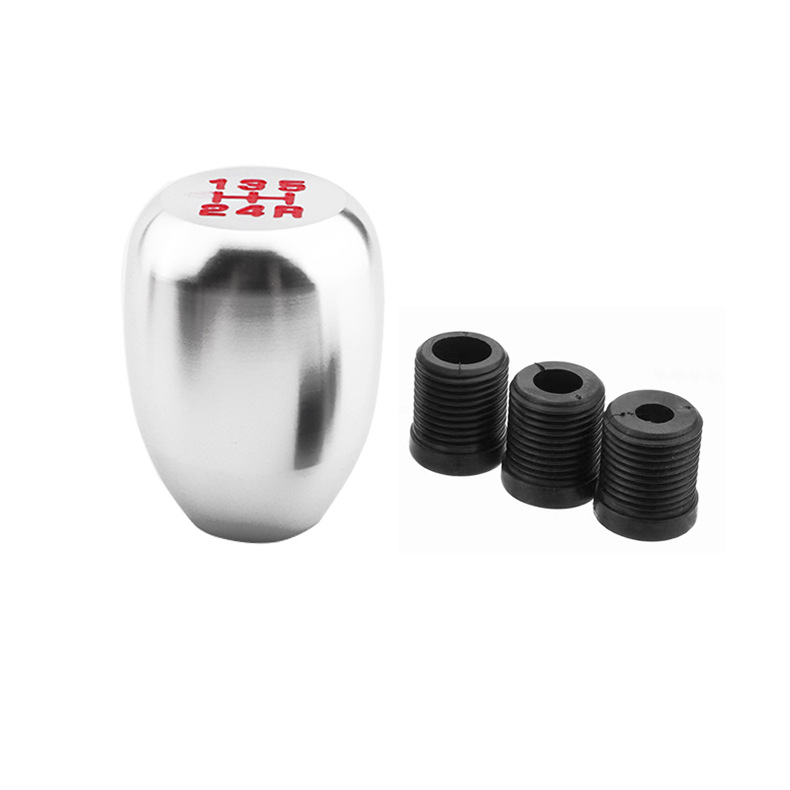 Automobile aluminum water drop with gear manual aluminum alloy manual transmission 6-speed gear head pulsator head variable speed shift lever