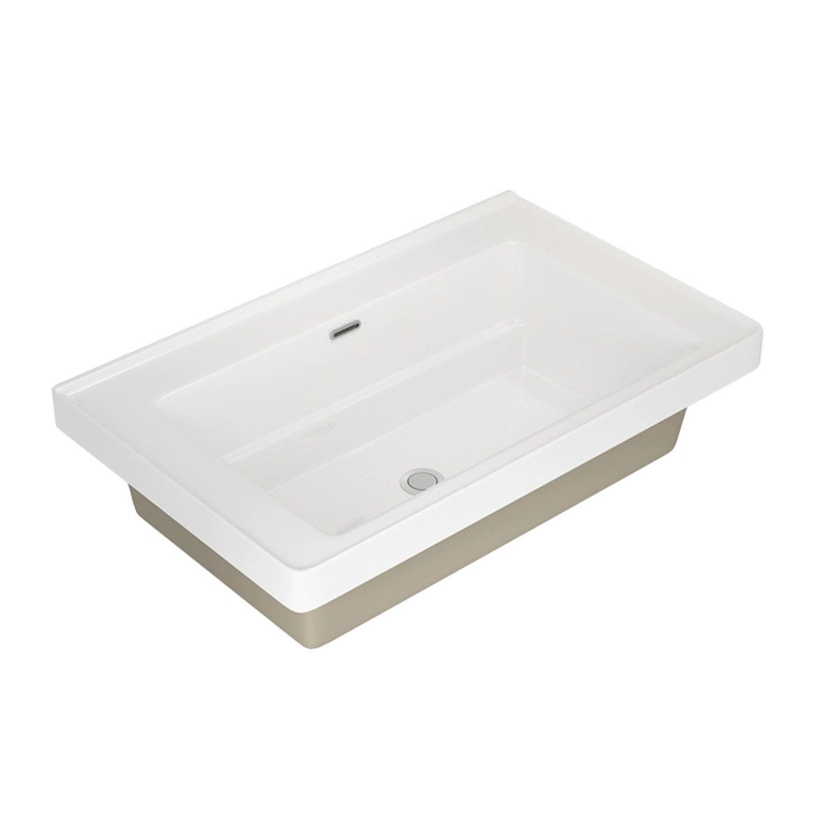lavabo de balcón lavabo de ranura profunda tablero de lavabo cerámico semicrustado integral lavabo de mano único tablero de lavabo doméstico con tablero de fricción