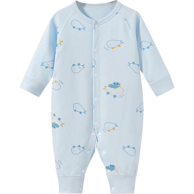 Mono para bebé para primavera, otoño e invierno, pelele de algodón puro para recién nacido, ropa de dormir unisex para bebé, traje cálido para gatear, ropa de bebé.