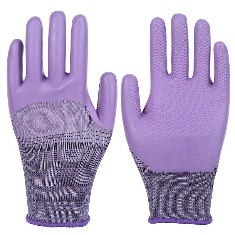 Guantes duraderos semi-sumergidos en stock al por mayor antideslizante anti-desgaste barra de acero anti-desgaste A689 Xingyu guantes de trabajo