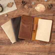 跨境热销牛皮旅行笔记本日记本记事本皮革杂志原创手工老式皮革