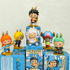labubu海贼王摆件拉布布泡泡玛特潮玩公仔手办盲袋盲盒跨境热销