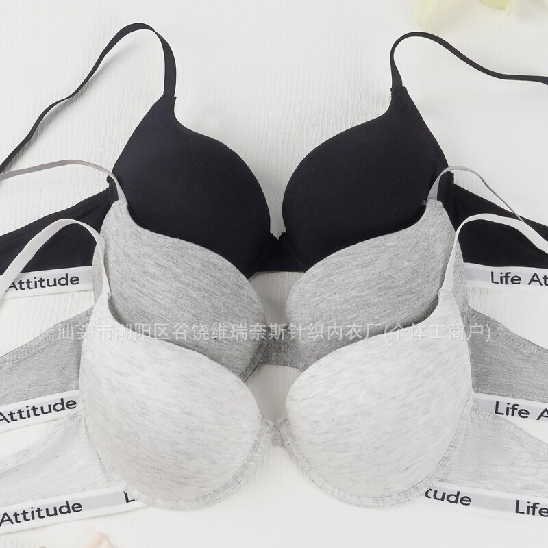 Hot-Selling European and American Sexy Bras with Lettered Thin Straps, Women's Push-Up Underwire Sports Bra with Anti-Sagging Support Hot-Selling European and American Sexy Bras with Lettered Thin Straps, Women's Push-Up Underwire Sports Bra with Anti-Sagging Support