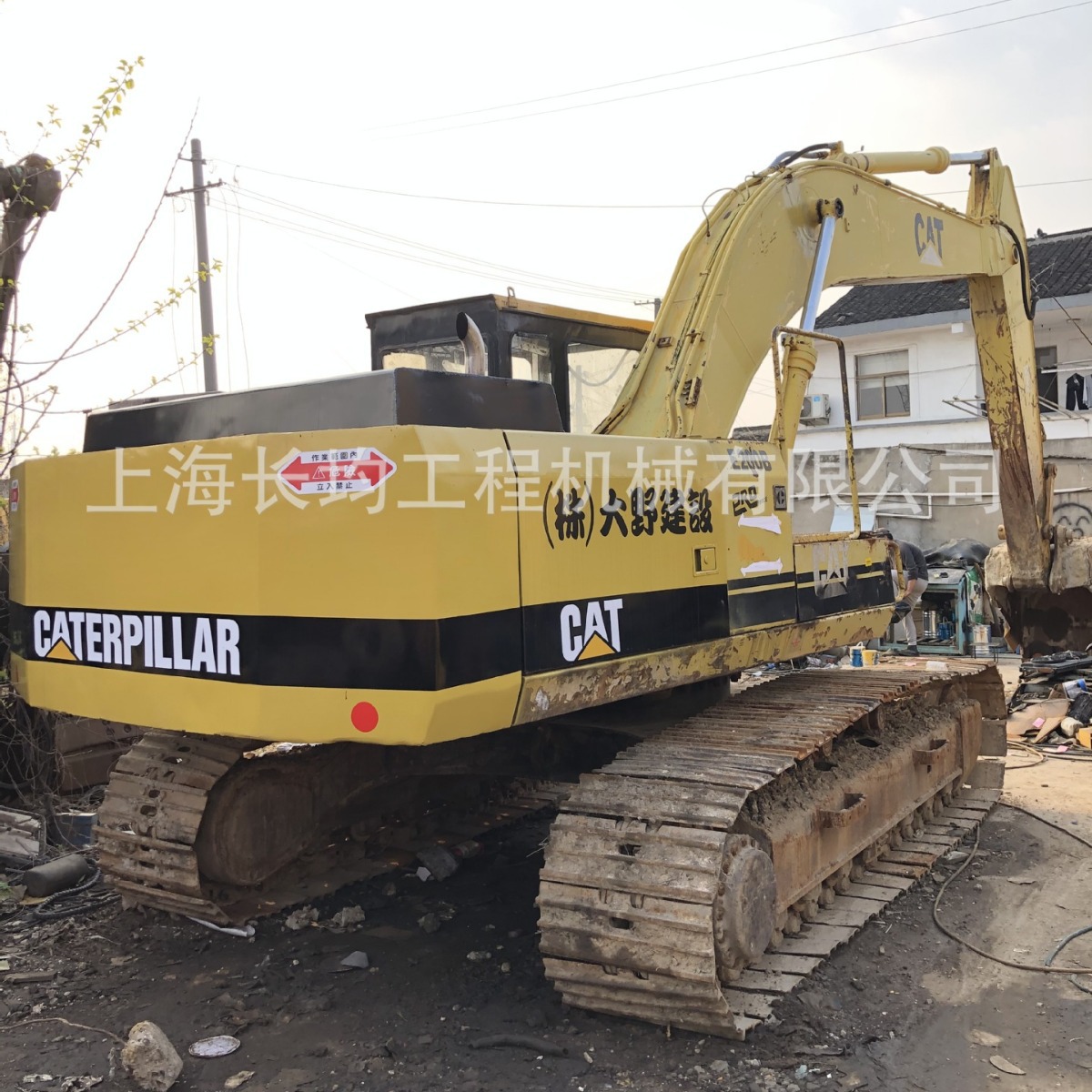 卡特E200B挖掘机 挖机 小挖机 挖掘机械二手 中型挖土机 铲斗出口