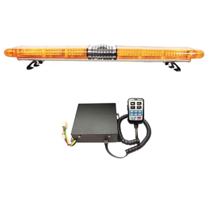 LED roof warning light yellow long strip strobe light roof light 1.7m light+horn+siren JH9200G2