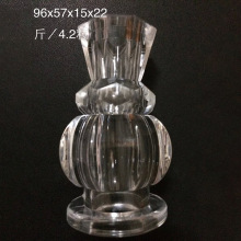 35x70mm橄榄形状两头尖瓜面台灯配件大亚克力注塑辅料配件加工