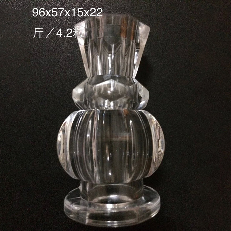 35x70mm橄榄形状两头尖瓜面台灯配件大亚克力注塑辅料配件加工