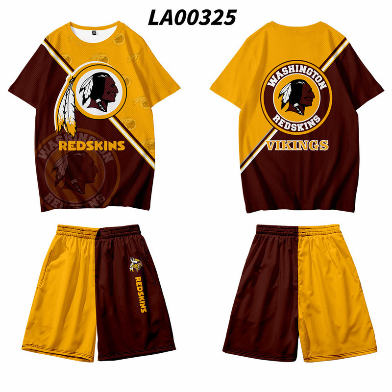 2021 traje de equipo uniforme de la NFL impresión digital impresión digital pantalones cortos de manga corta para hombres y mujeres todos los días se pueden fijar Z