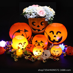 ハロウィーンカボチャバケツ装飾用品KTVバー夜場幼稚園児童キャンディーバケツ鬼屋カボチャランプ