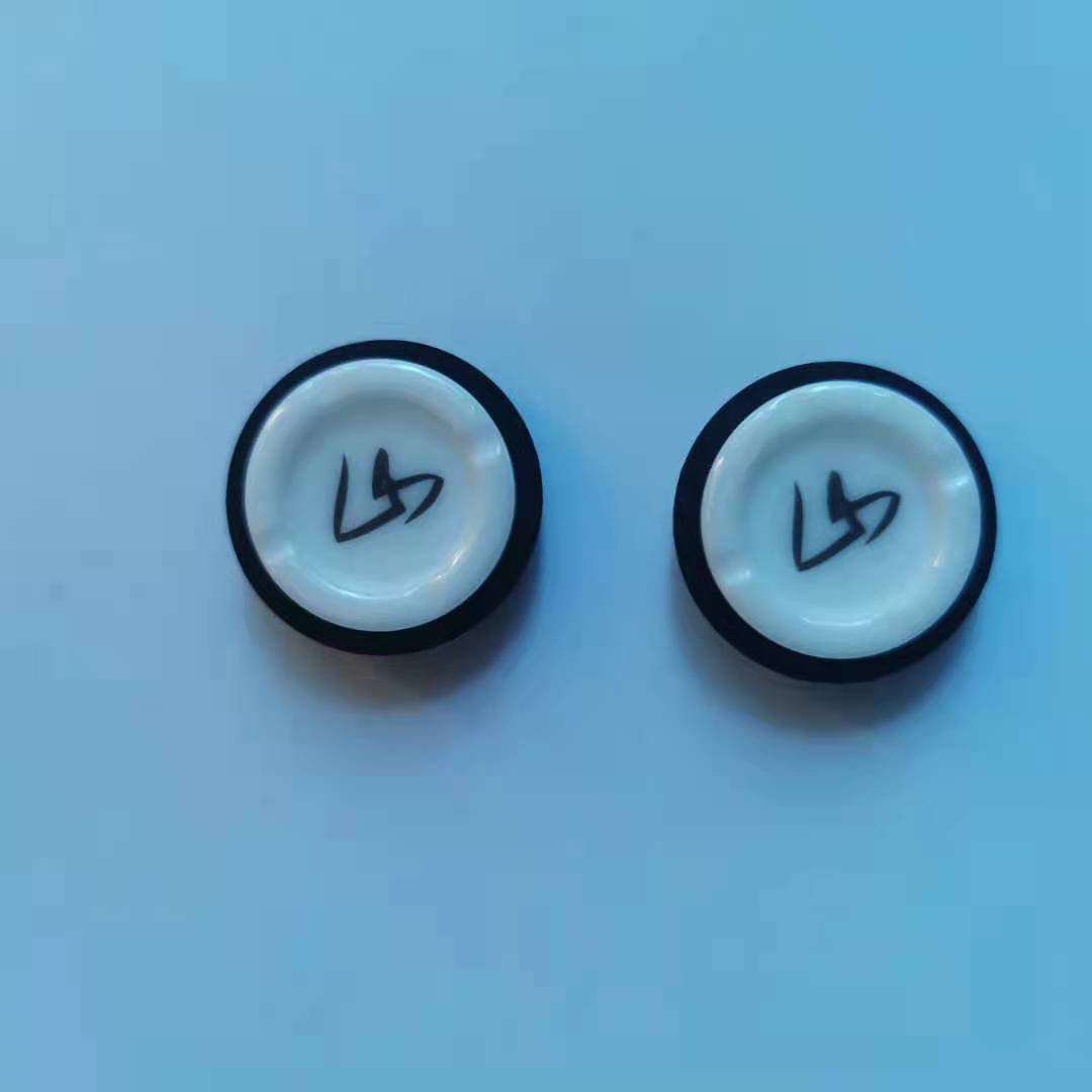 Pistón de cerámica de 22 mm x 9 mm para reparación de frenos de bicicleta de montaña con anillo de sellado, blanco