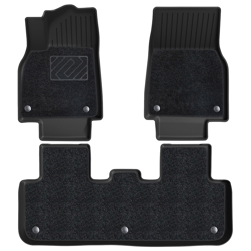Suitable for the New Version of Tesla Model Y Integrated Trunk Mat and Backrest Mat Tpe Front and Rear Lower Layer Rear Mat