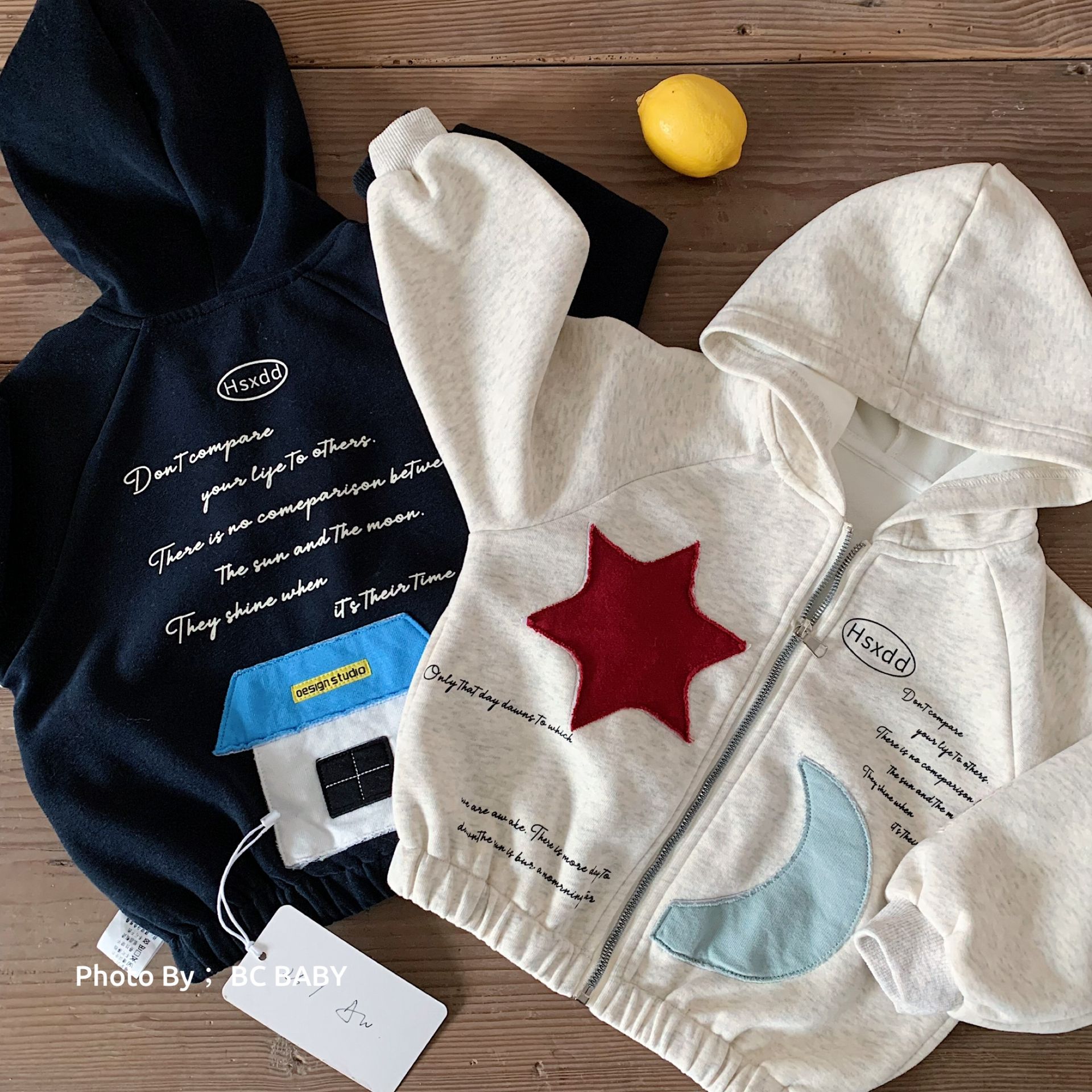 Bangcheng Children's Patchwork Hooded Jacket 2026 Spring and Autumn New Style Embroidered Zipper Cardigan Casual Sweatshirt for Boys and Girls
