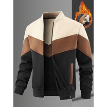 A 50925 Men's Colorful Windproof Flight Jacket ��ɫ���L�w��