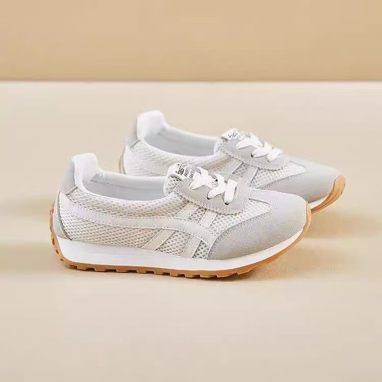 Women's thick-soled German training shoes, 2025 spring new model, flat-soled mesh shoes, chic versatile casual shoes, soft-soled sneakers Women's thick-soled German training shoes, 2025 spring new model, flat-soled mesh shoes, chic versatile casual shoes, soft-soled sneakers