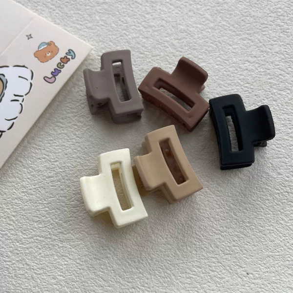 Coffee-Colored Hair Clips for Women, Summer Hair Clips for Bangs, Cute Side Hairpins, Small Hair Clips, Hair Accessories