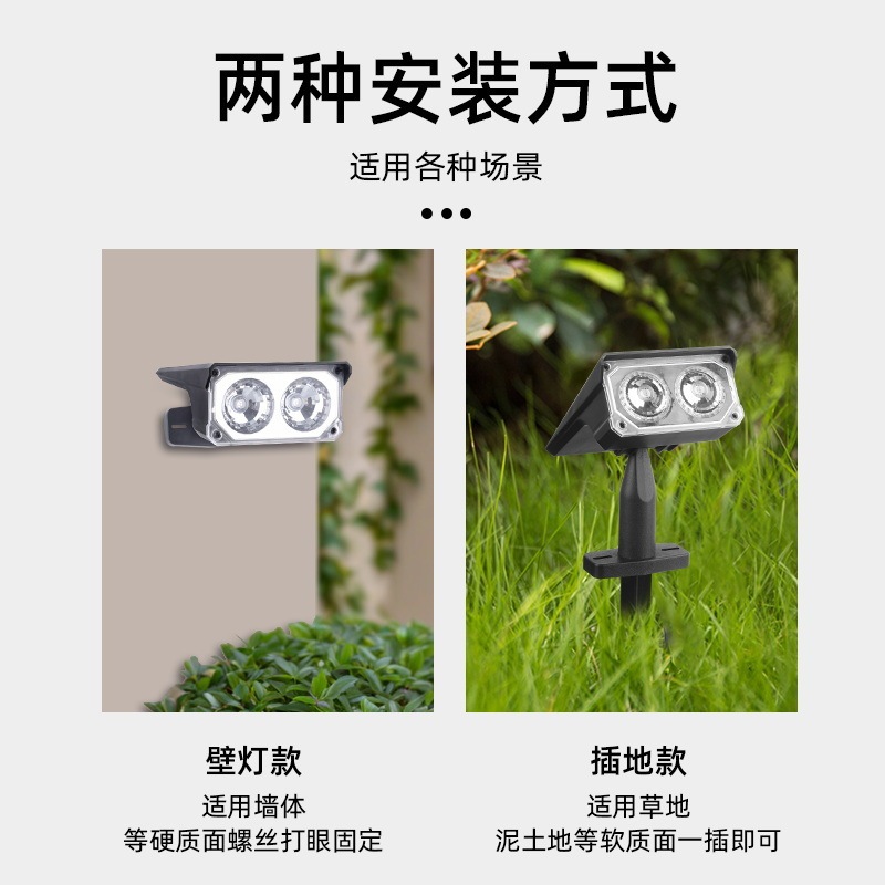 新しい国境を越えたソーラー屋外グラウンドランプ中庭芝生ランプ装飾防水庭の装飾品照明|undefined