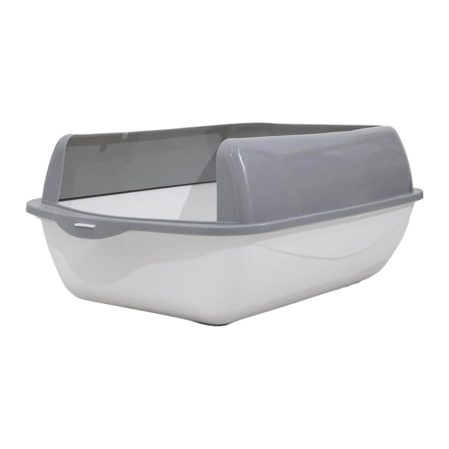 Zpipitao caja de arena original para gatos inodoro para gatos al aire libre semicerrado de gran tamaño, caja de arena cuadrada a prueba de salpicaduras, grande