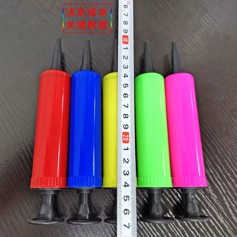 Фабрика оптом волшебный воздушный шар насос ручной двухтактный пластиковый насос портативный мини-насос игрушка