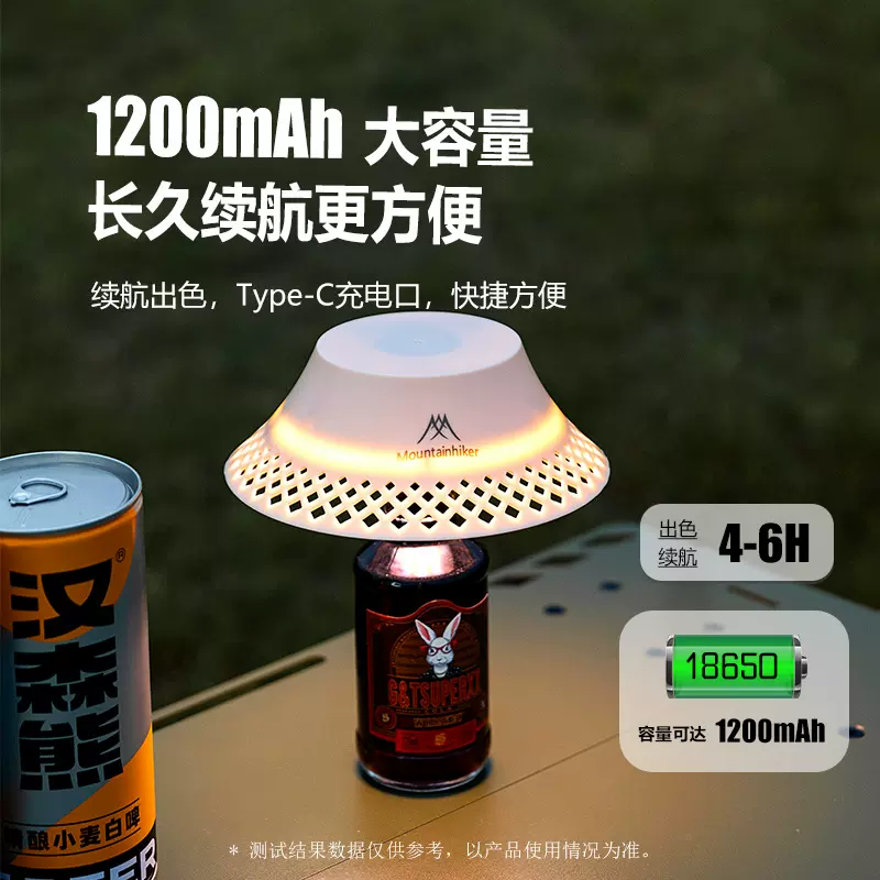 酷拓户外用品厂山之客酒瓶灯罩户外露营灯床头灯氛围灯可简易灯