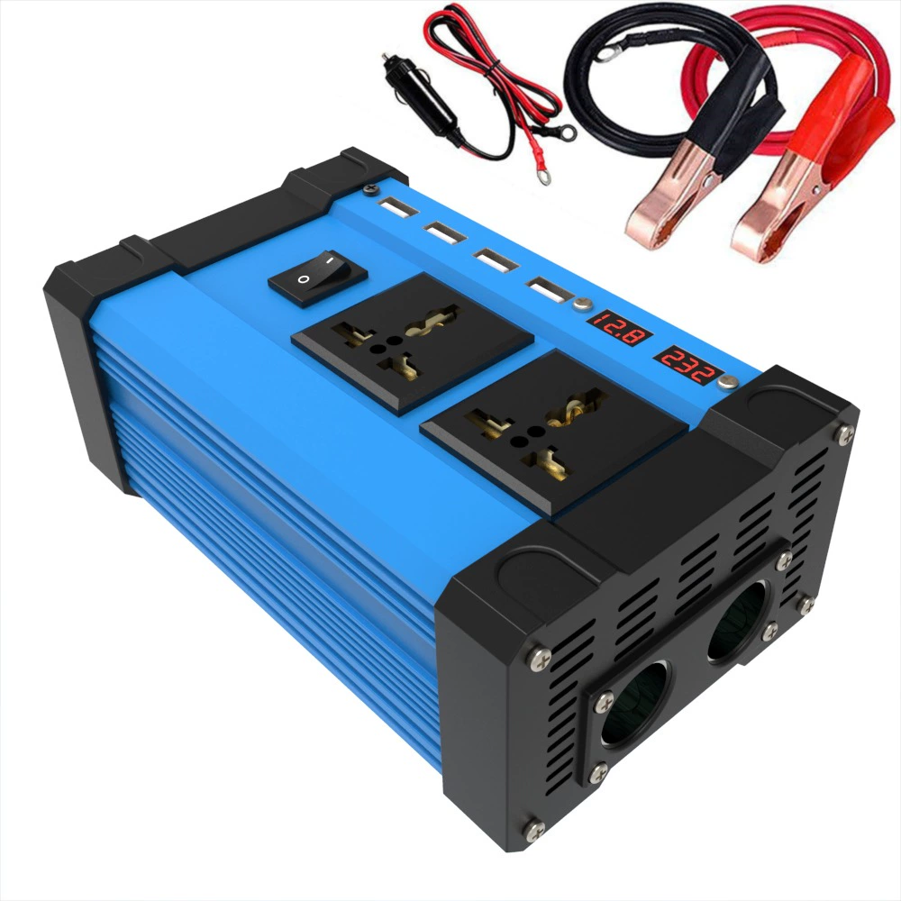 Инвертор мощности Zhizun/Kaixuan 300W, DC 12V в AC 220V и 110V, модифицированная синусоида, цветной дисплей, двойной USB 4.2A