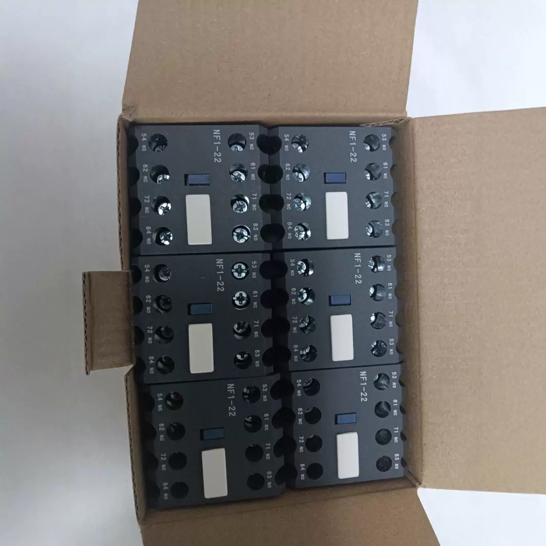 Новый оригинальный контактор переменного тока вспомогательный контакт NF1-22