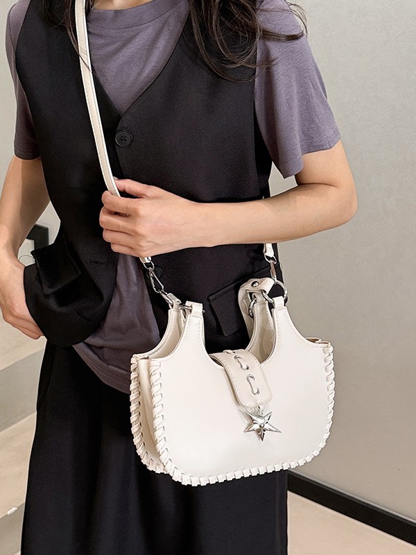 Bolso para mujeres 2026 nuevo nicho de diseño compilación de la silla de montar bolso de hombro de gran capacidad de alta calidad
