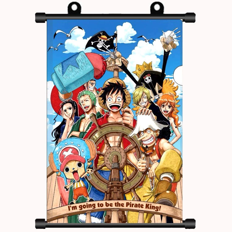 Плакат-произведение искусства в стиле One Piece: подвесная живопись Лuffy Саурон, интерьер спальни, декоративная картина, постер Манзан оптовый