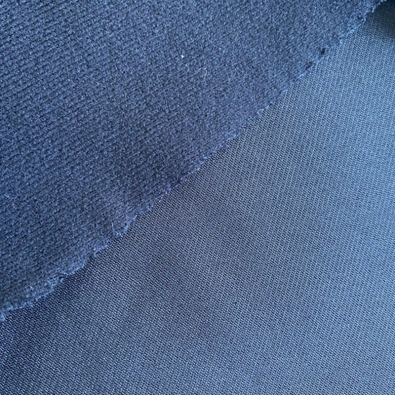 Single-sided polyester wool cloth warp knitted imitation cotton wool manufacturers spot supply ultra-fine velvet fabric