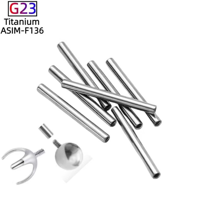 Pointed labret stud close-up product detail