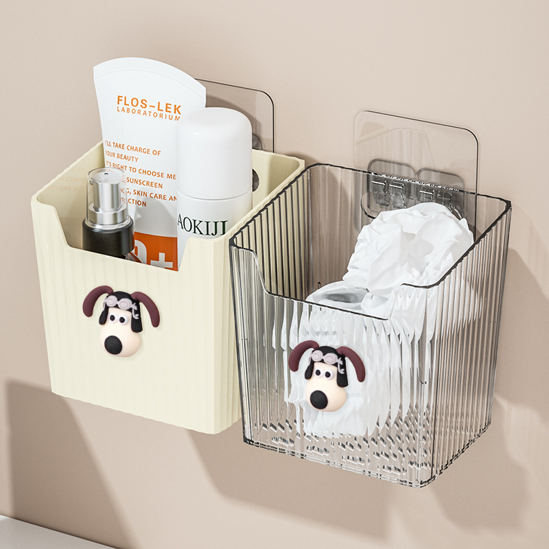 Bathroom Toothbrush,Toothpaste,Comb Storage Rack,Punch-free Sink,Hand Washing Toilet,Waste Face Towel Storage Box