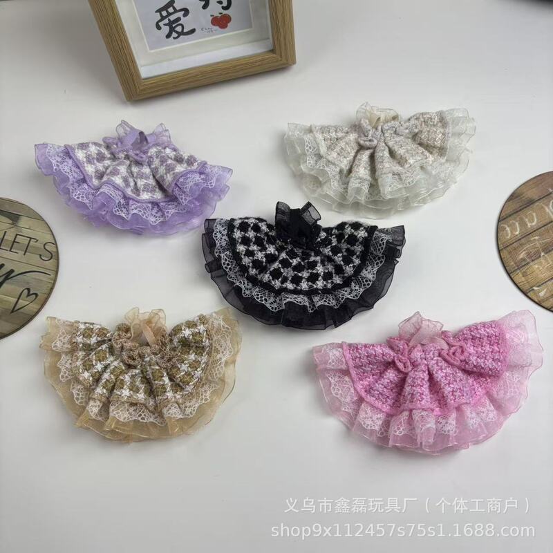 [Only Baby Clothes] 10Cm-15Cm New Plush Doll Suspender Skirt Cotton Doll Small Fragrant Skirt DIY Baby