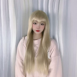 假发长卷发;假发马尾;长直发假发