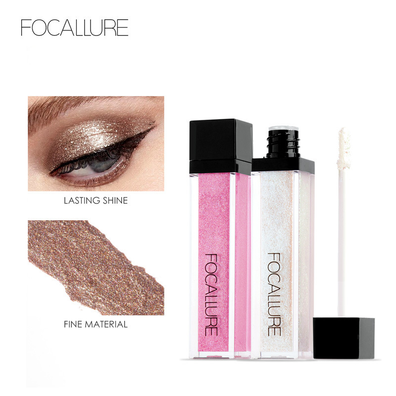 FOCALLURE 跨境彩妆液体眼影欧美眼妆珠光亮片持久不晕染眼影FA56