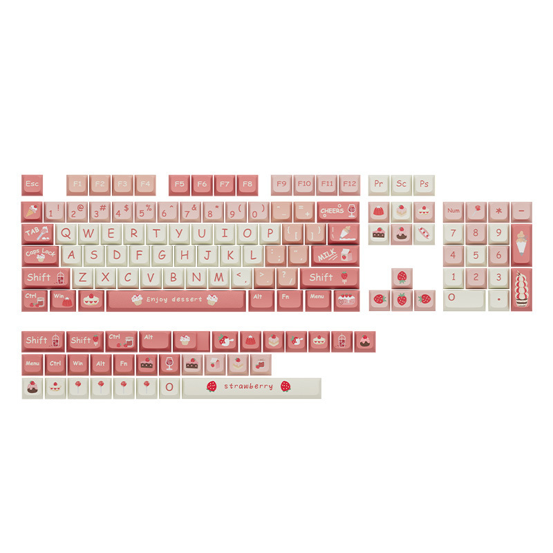 XDA高品質PBT素材ボールキャップ昇華プリントグミベアEVAフルセット汎用メカニカルキーボードキーキャップ|undefined