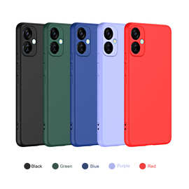 仿液态硅胶软壳绒布适用OPPO A79 5G手机壳REALME C55 保护套