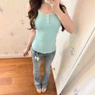 纯欲bm风露肩小吊带背心女夏季新款内搭外穿修身显瘦无袖上外穿衣