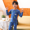 Children's cotton thermal underwear, set, pijama suitable for men and women, demi-season down jacket