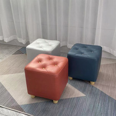 Technology cloth stool, home shoe-changing stool, doorway shoe-wearing stool, coffee table, low stool, light luxury stool, sofa footrest stool, pier stool