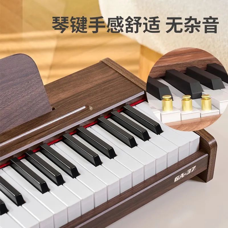 독일 어린이 나무 피아노 장난감 초보자 전자 피아노 작은 소년 소녀  의 첫 번째 생일 선물