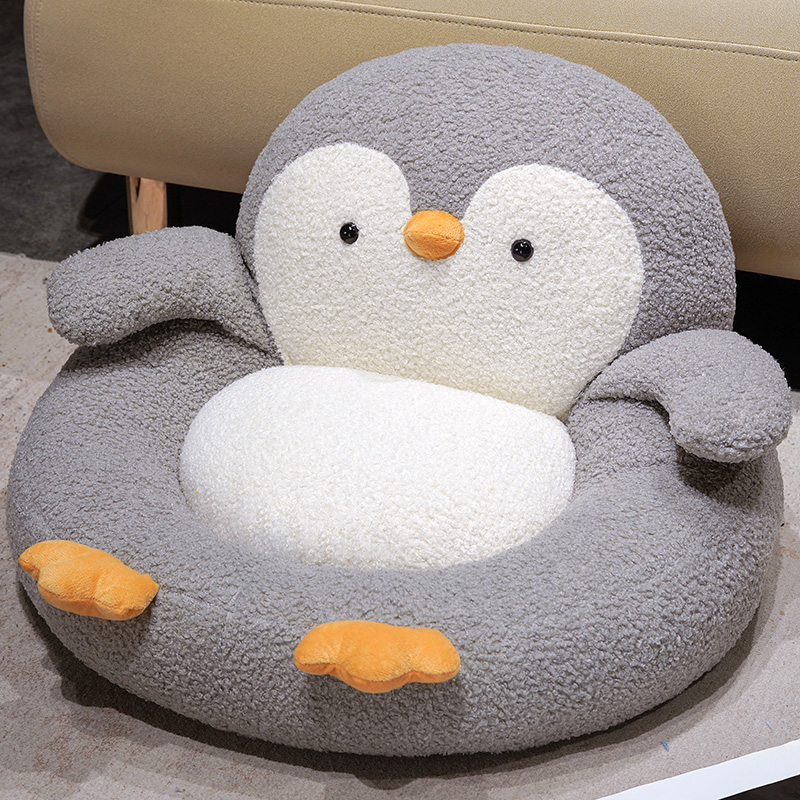Cojín Acolchado de Tatami Forma de Pingüino de Peluche para Sala y Yoga image 6