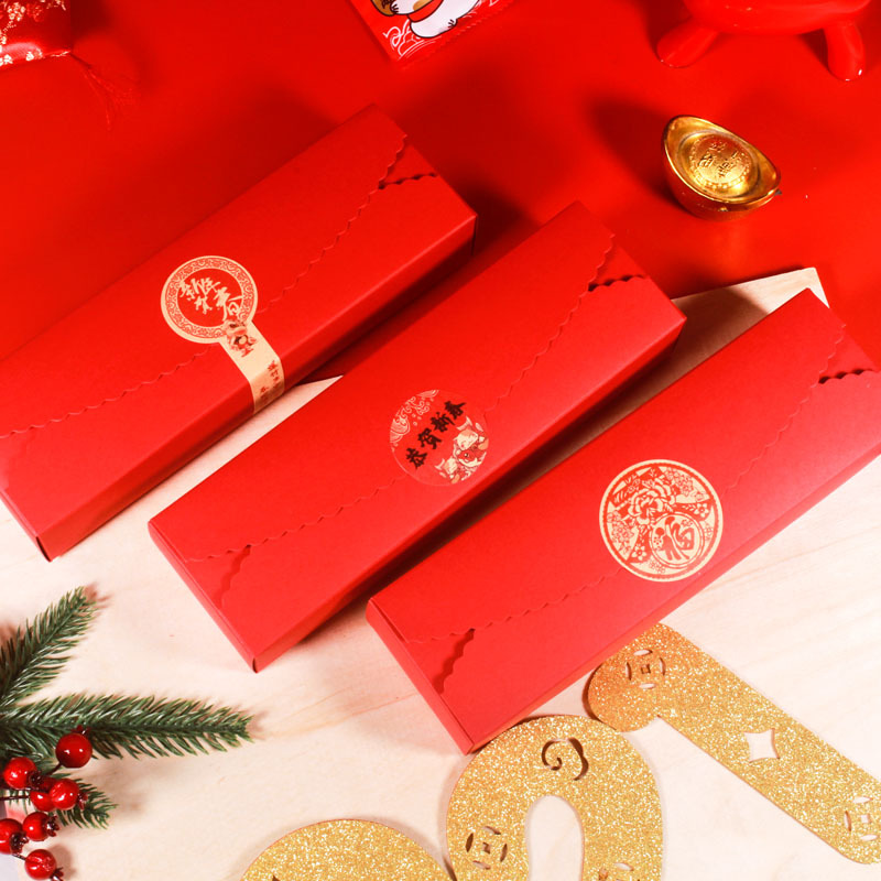 新年曲奇包装盒饼干盒子春节2022雪花酥奶枣凤梨酥包装盒子烘焙