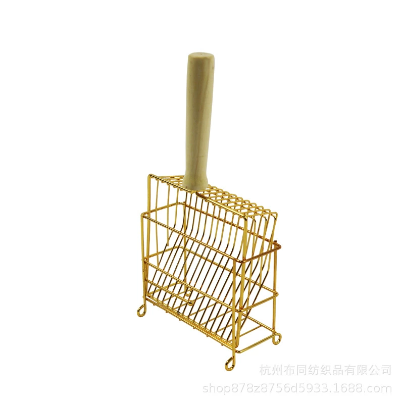 Металлическая Лопата для кошачьих туалетов с деревянной ручкой металлическая железная лопата из нержавеющей стали лопата для кошек и собак артефакт принадлежности для чистки домашних животных