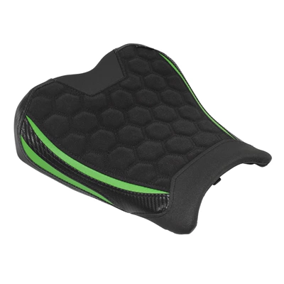 Motorcycle cushion – Bag Lowered Seat Cushion - green-lowered-version-front-seat-cushion